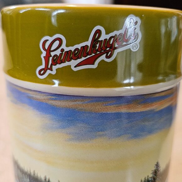Leinenkugel's 2011 Holiday Stein - Cabin on the River - Limited Edition - Picture 2 of 9